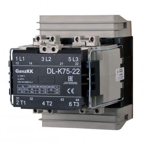 DL-K75-22 Mágneskapcsoló (75 kW, AC-3, 400V)