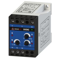 UASNC/3×400 V háromfázisú feszültségrelé